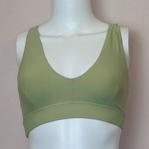 Skatie Sage Green Cross Strap Bikini Top size XS